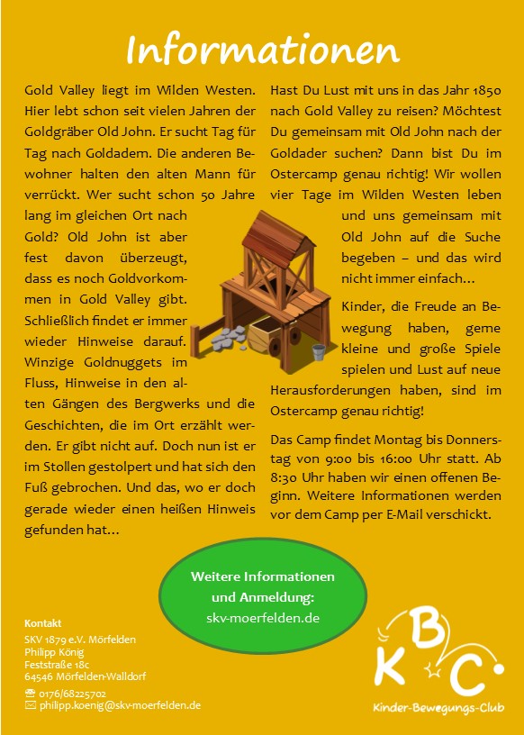 Flyer Ostercamp hinten