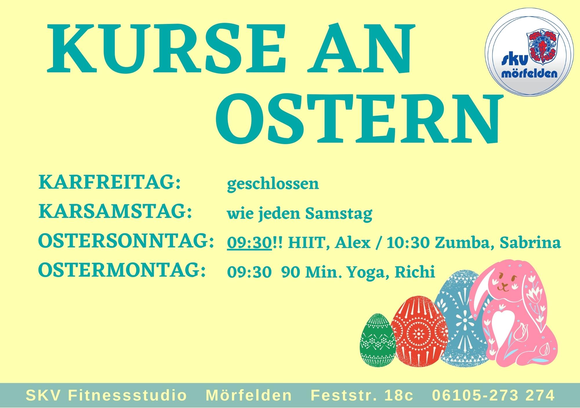 Kurse Ostern
