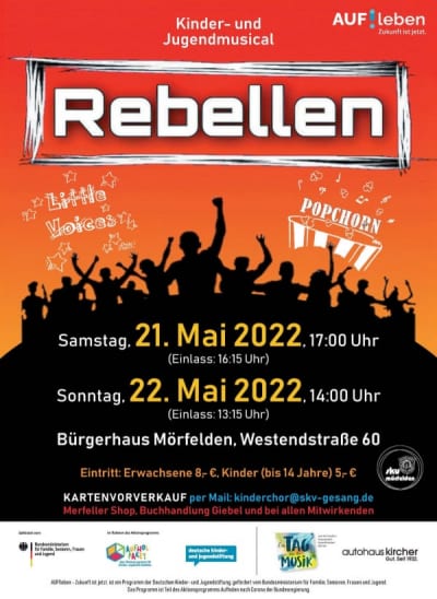 Little Voices 2021 Plakat A3 Rebellen