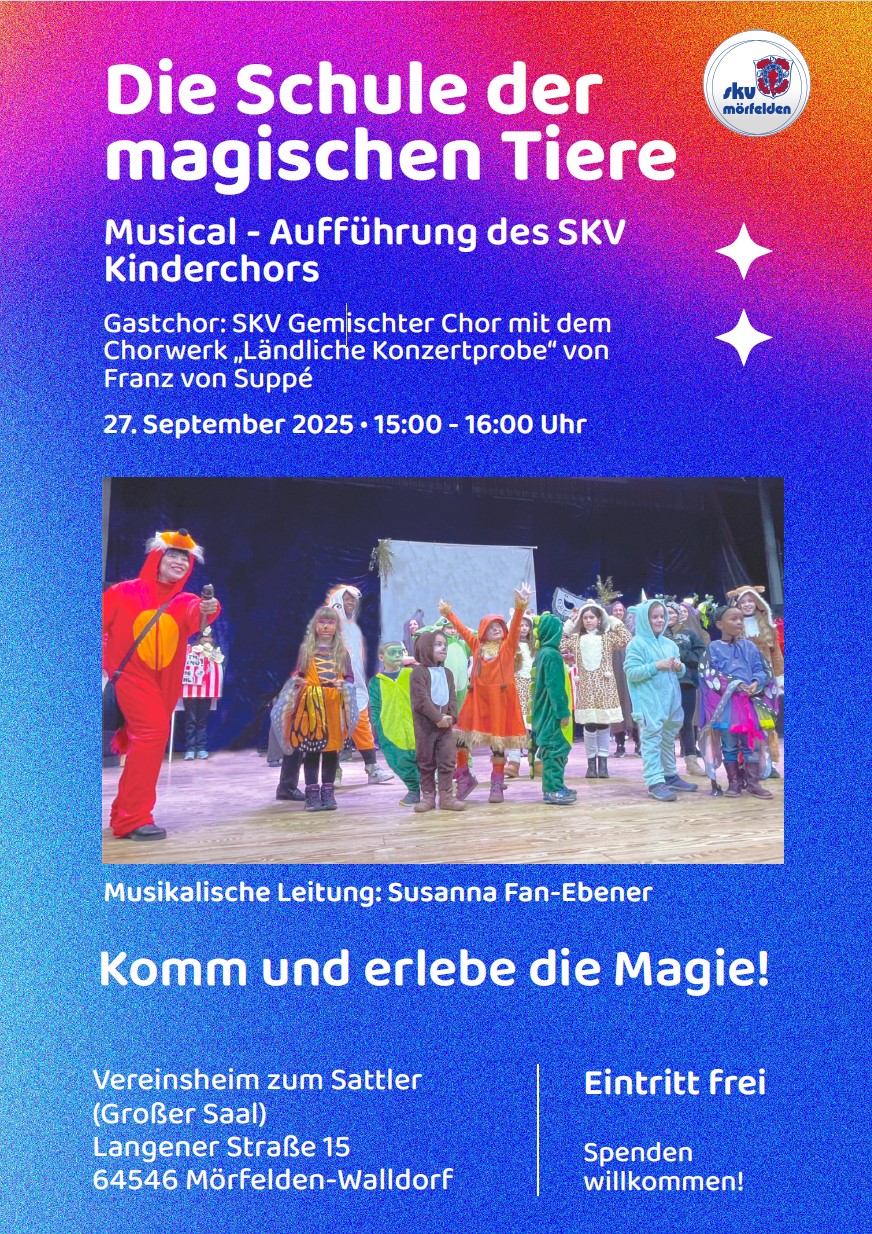 Die Schule der magischen Tiere Flyer