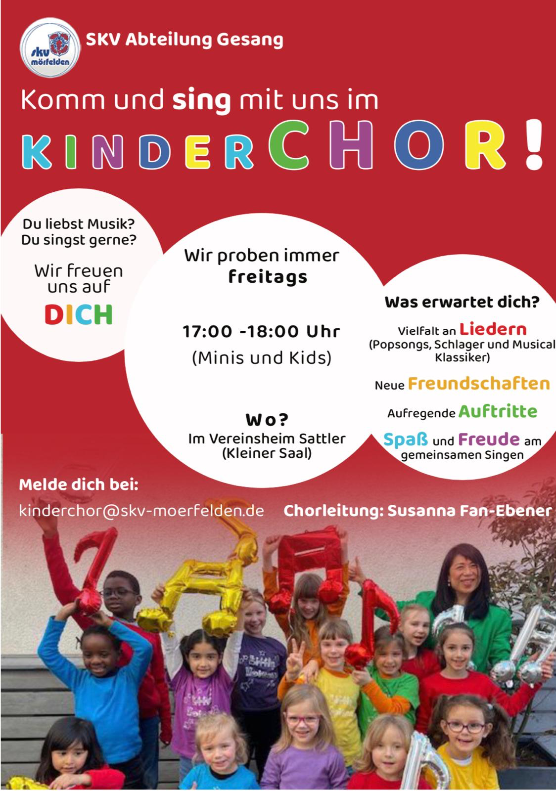 Kinderchor Flyer